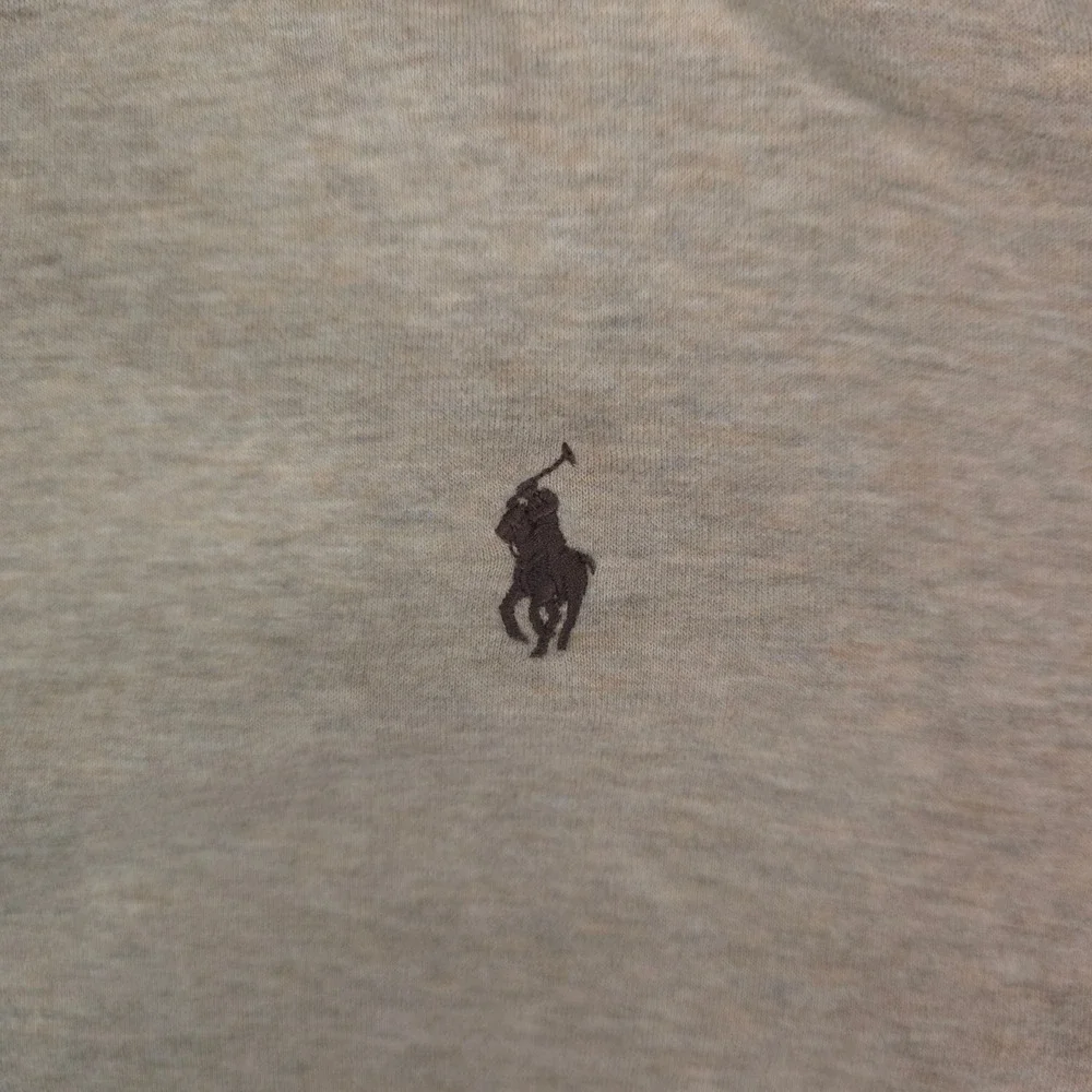 Polo Ralph Lauren Performance 1/4 Zip Pullover Mens XXL Beige Heather Cotton
